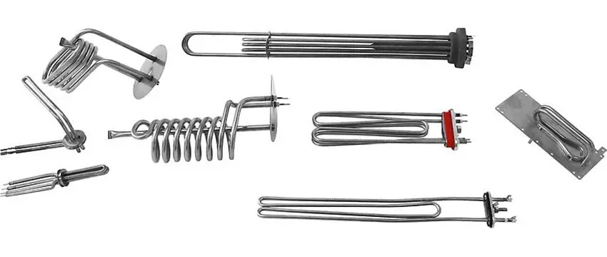 Termorad tubular heating element for liquids